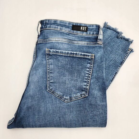 Kut‎ From The Kloth Women's Size 14 Jeans Connie Ankle Skinny High Rise - Picture 1 of 13